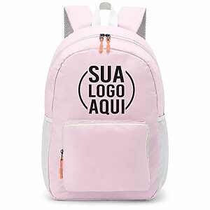 Mochila Personalizada Rosa Claro