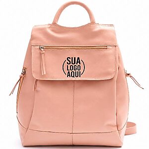 Mochila Couro Personalizada Feminina