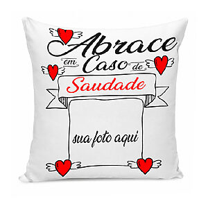 Almofada personalizada dia dos namorados