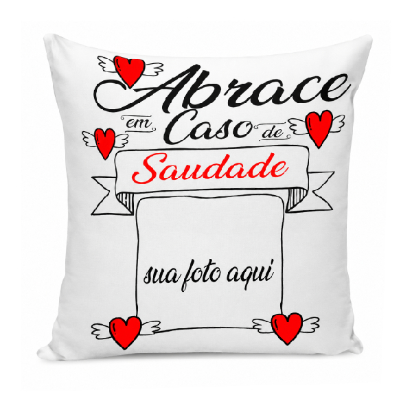 Almofada personalizada dia dos namorados