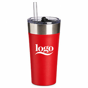 Copo com canudo para personalizar