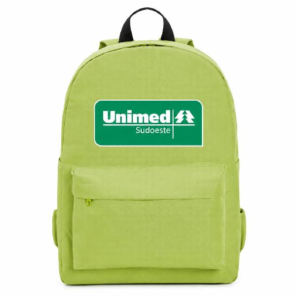 Mochila Personalizada Verde Brinde