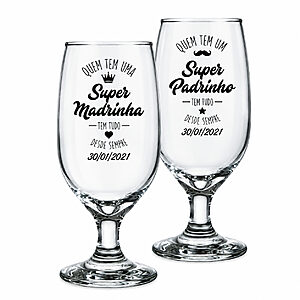 Taças de vinho personalizadas