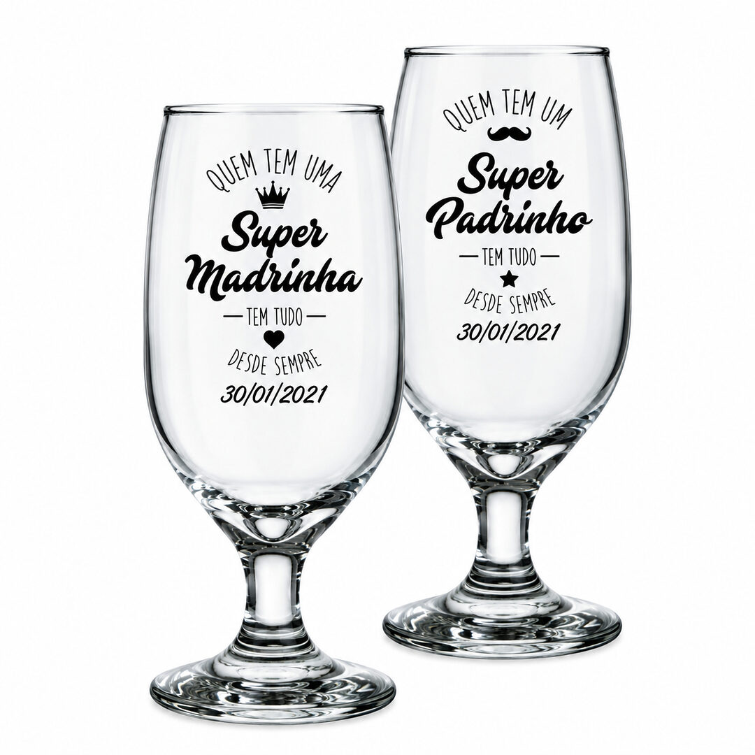 Taças de vinho personalizadas
