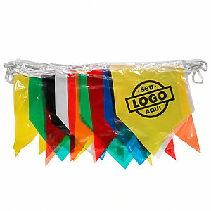 Bandeirinha Festa Junina De Plástico Kit 100 Metros