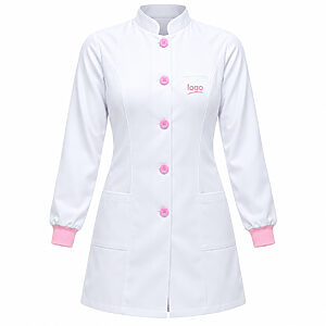Jaleco Feminino - branco em gabardine