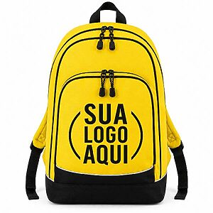 Mochila Na Cor Amarela Personalizada