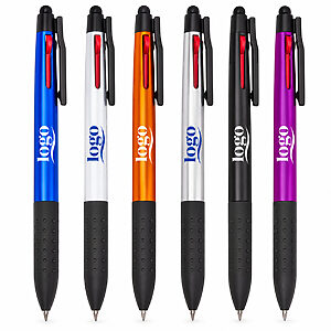 Caneta plástico touch personalizada