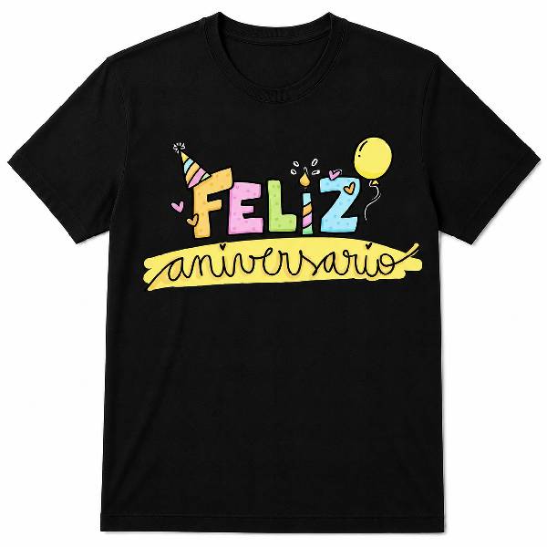 Camisetas personalizadas para aniversário