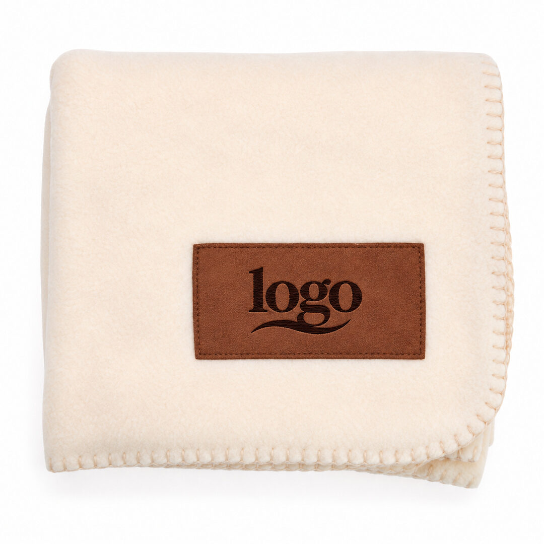 Manta com Logo personalizada brinde