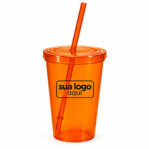 Copo Canudo Personalizado De Lembrancinha