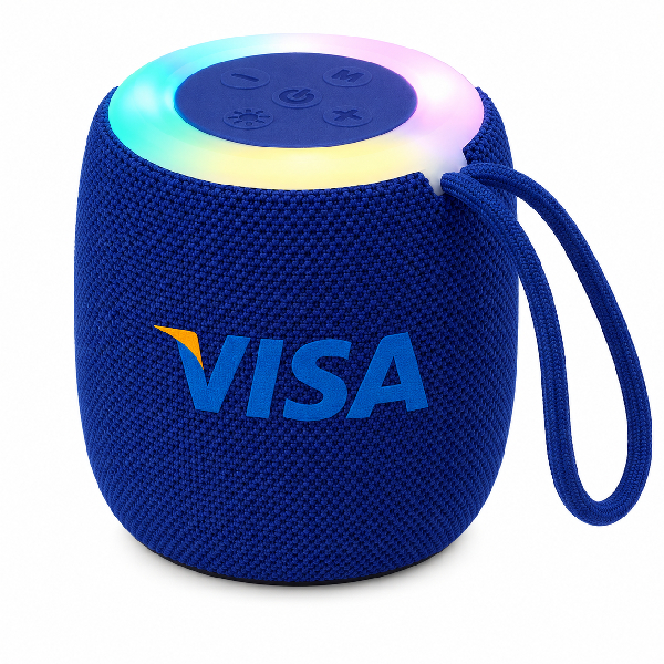 Caixa de Som Azul Personalizada