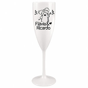 Taças de Acrílico Personalizadas para Casamento