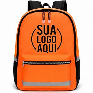 Mochila Laranja Personalizada