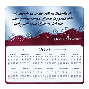 Mouse Pad Calendário em EVA