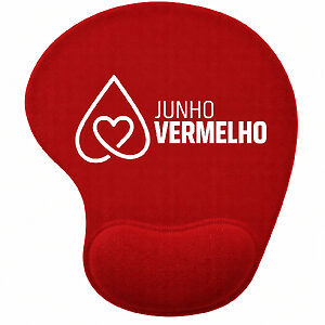 Mouse Pad Personalizado Junho Vermelho
