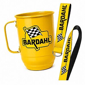 Caneca de alumínio personalizada com tirante