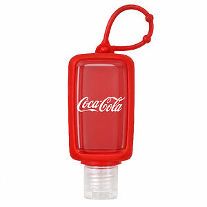 Porta Álcool Gel no Chaveiro