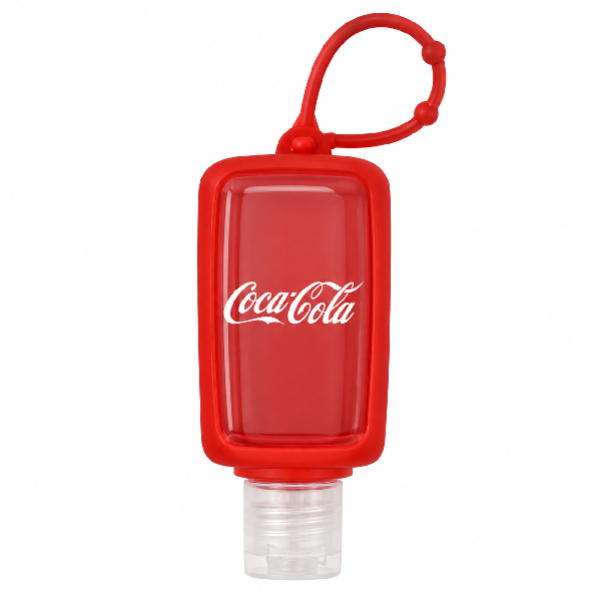 Porta Álcool Gel no Chaveiro