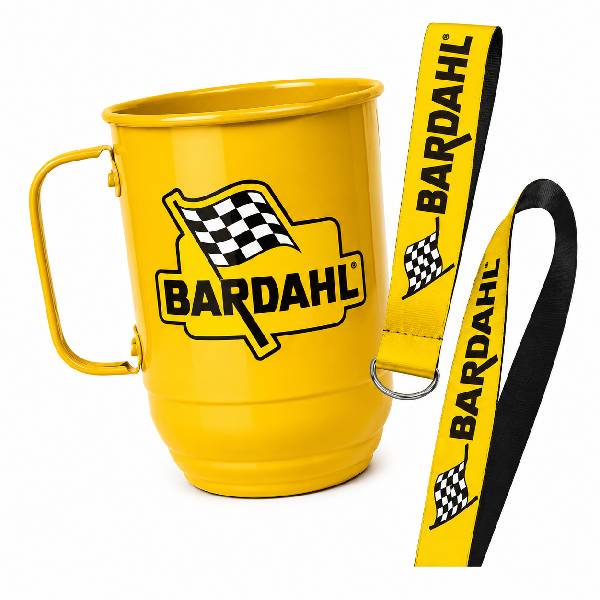 Caneca de alumínio personalizada com tirante