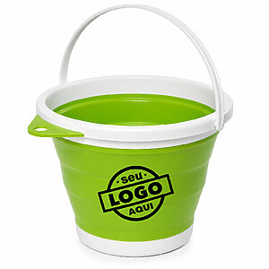 Balde Retratil Dobravel Flexivel 10 Litros Silicone Atacado