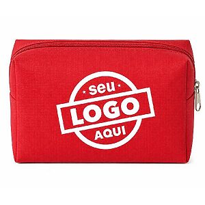 Necessaire Vermelha Para Viagem