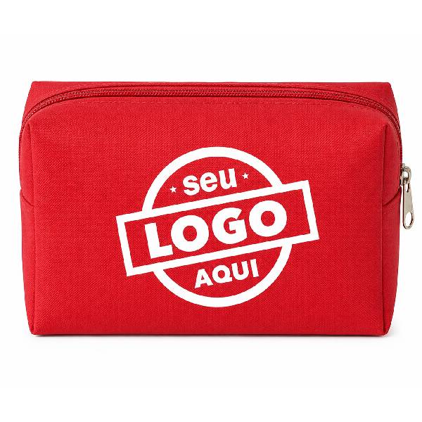 Necessaire Vermelha Para Viagem