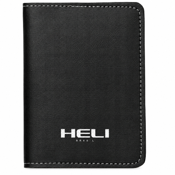 Carteira de Couro Masculina Personalizada Logo