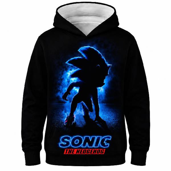 Blusa Moletom Flanelado Sonic Infantil
