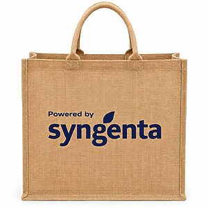 Sacola de Juta Rústica Personalizada