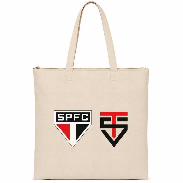 Sacola de Algodão com Fecho