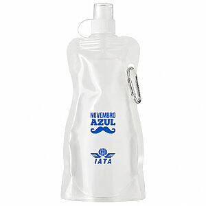 Squeeze Dobrável Novembro Azul Brinde