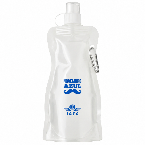 Squeeze Dobrável Novembro Azul Brinde
