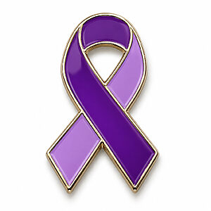 Pin Fevereiro Roxo