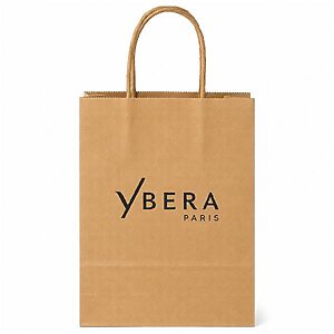 550 Sacolas Brancas de Papel Kraft Personalizada Brindes