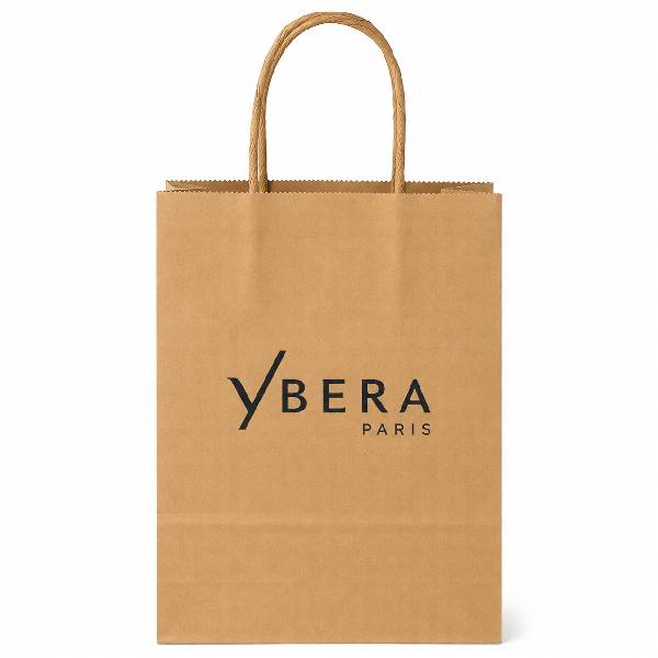550 Sacolas Brancas de Papel Kraft Personalizada Brindes