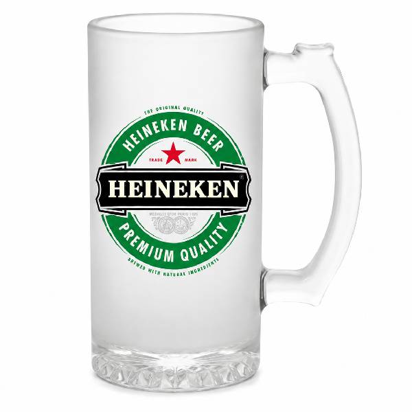 Caneca de chopp personalizada de vidro