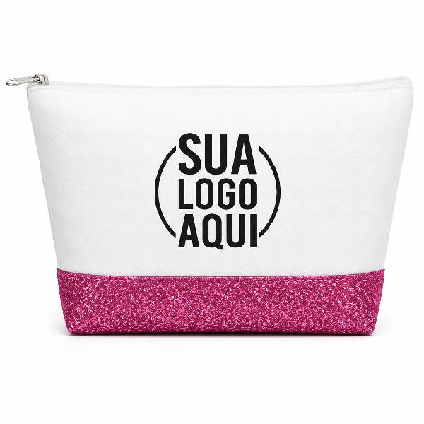 Necessaire Com Glitter Personalizada