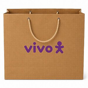 Sacolas de papel personalizadas baratas