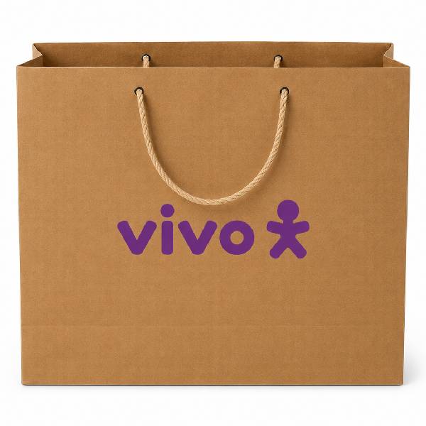 Sacolas de papel personalizadas baratas