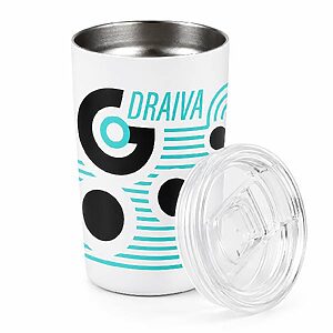 Caneca de Viagem com Parede Dupla em Aço Inox