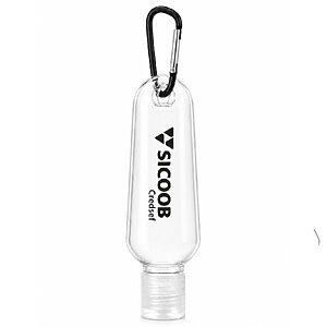 Porta Álcool Gel Chaveiro Brinde