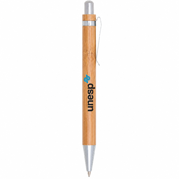 Caneta de Bambu Personalizada