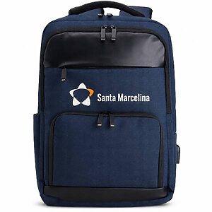 Mochila Personalizada Azul Brinde