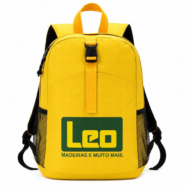 Mochila Personalizada Amarela Brinde