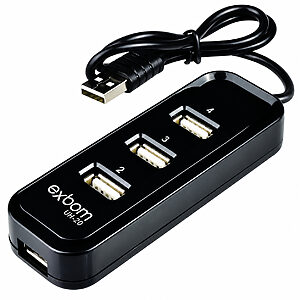 Hub USB 2.0 4 portas