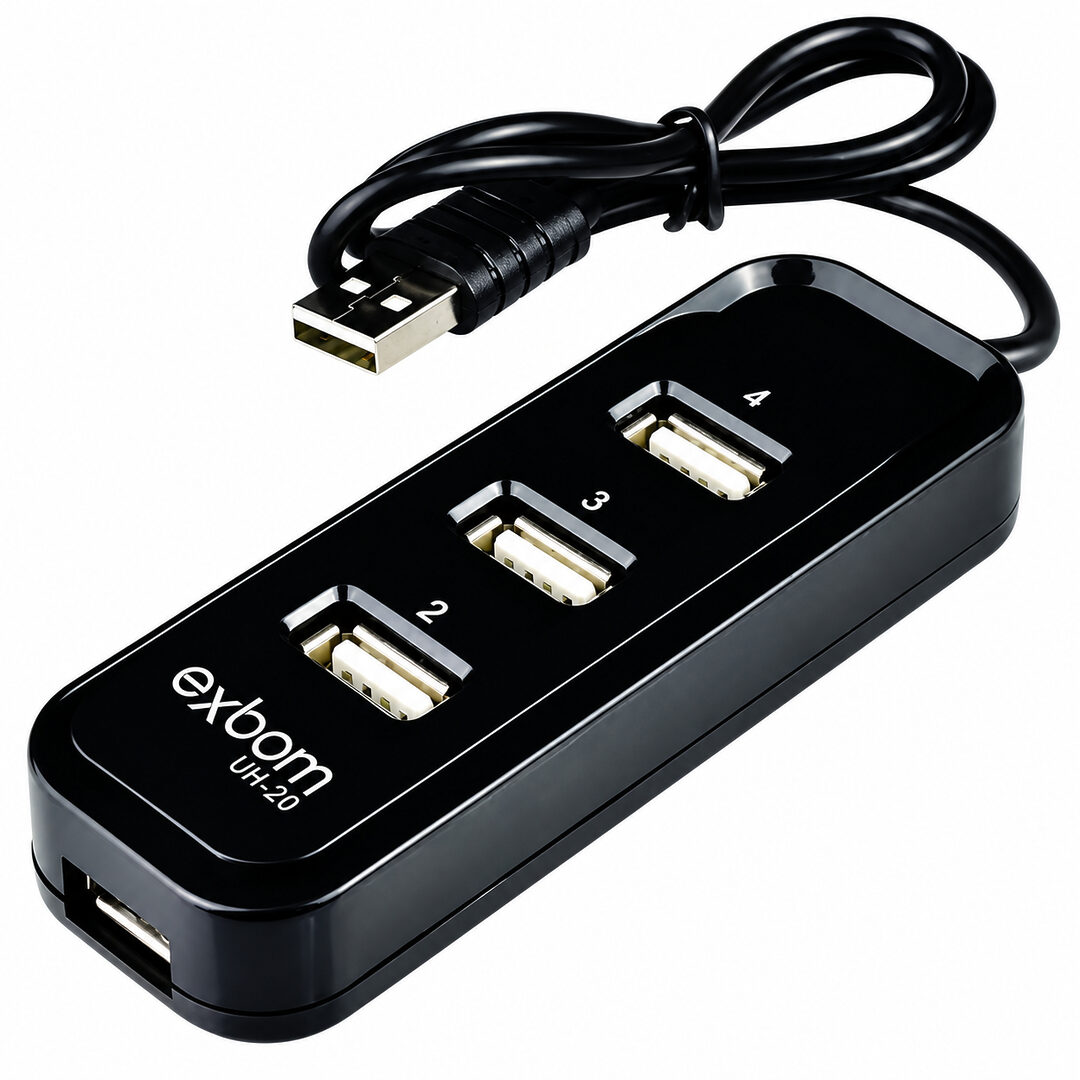 Hub USB 2.0 4 portas