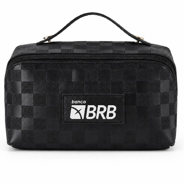 Necessaire Com Personalização De Couro