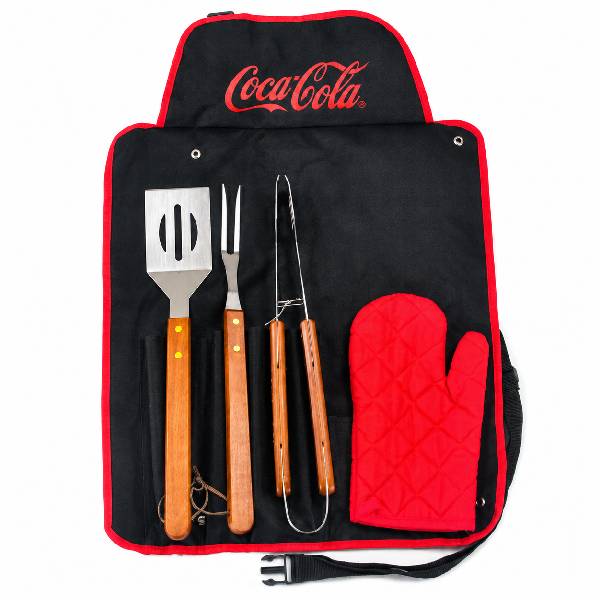 Kit Churrasco Com Luvas De Brinde