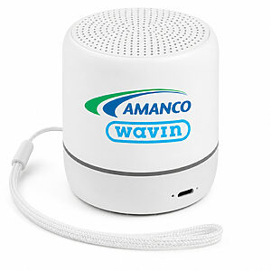 Caixa de Som Personalizada Branca